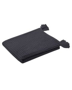 Bed spread, Gopher, cotton, black, 125x150 cm
