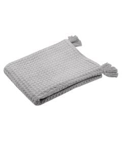 Bed spread, Gopher, cotton, gray, 125x150 cm