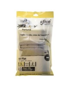 Vacuum packing bag, with valve, fragrance, pink color, polypropylene, 70x120cm