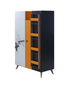 Wardrobe, Extreme, melamine, colorful, 130x66xH203 cm