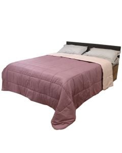 Spring quilt, double, cotton, pink, 220x240 cm, 150 gr/m²