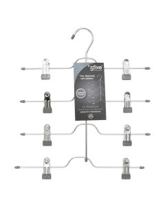 Clothes hanger, metal, silver, 33xH38.5 cm