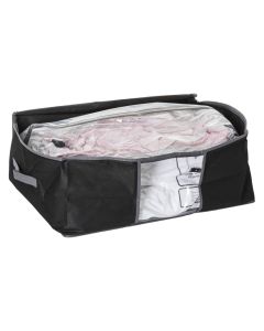 Airproof packaging bag, L, polypropylene, transparent/grey, 60x40xH25 cm