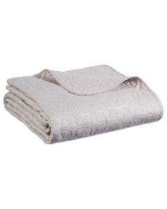 Bedspread, polyester, beige, 240x260 cm; 60x60 cm (x2)
