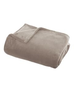 Blanket, polyester, beige, 125x150 cm
