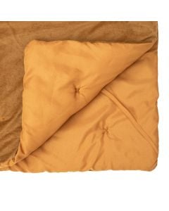 Bedspread, Baklo, polyester, brown, 240x260 cm