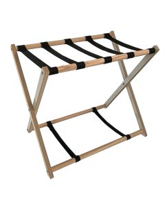 Luggage holder, Prado, mdf, brown/black, 62x40xH52 cm