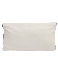Pillow, Air Flocon Tube, memory foam, polyester, white/blue, 40x70x10 cm