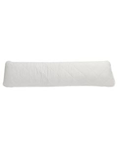 Pillow, Body Pillow, memory foam crumbs, microfiber, white, 40x145 cm
