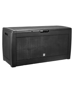 Storage box, Rato, plastic, anthracite, 119x48xH60 cm, 310 lt