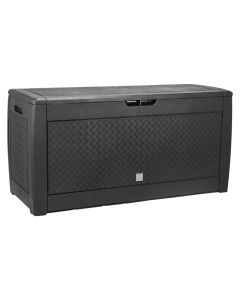 Storage box, Matuba, plastic, anthracite, 119x48xH60 cm, 310 lt