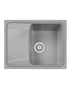 Granite sink, Form 42, 1+1, titanium, 61,5x50 cm