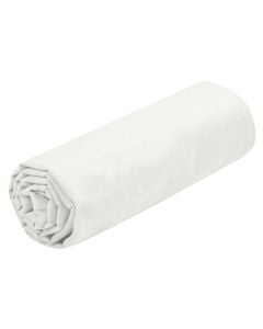 Bed linen, Eden, double, cotton, ivory, 180x200+30 cm (with elastic)