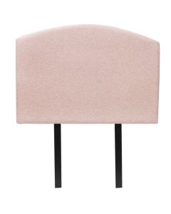 Headboard, textile upholstery, metal legs, light orange, 90x56 cm