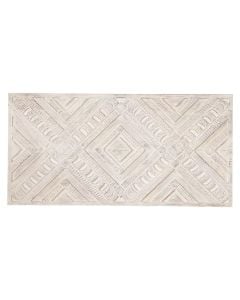 Bed headboard, wooden, white, 160x3xH80