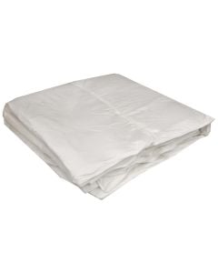 Quilt, double, cover: 100% cotton, filling: 10% duck down; 90% duck feather, white, 800 g, 220x240 cm