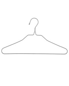 Clothes hanger, Smart, set 10 pieces, metal, grey, 38.7x0.3xH19.5 cm