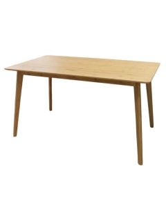 Dining table, Lisabo, bamboo, natural, 140x80xH74.5 cm