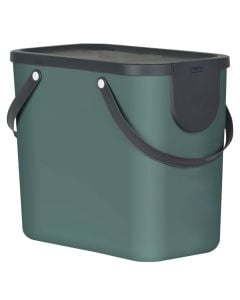 Beach and laundry bag "Albula" in plastic color green, Capacity 25 l, Dimensions: 40x23.5xH34 cm