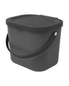 Beach and laundry bag "Albula" in plastic color black, Capacity 6 l, Dimensions: 20.8x20xH23.5 cm