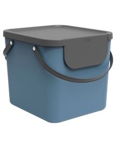 Beach and laundry bag "Albula" in plastic color blue, Capacity 40 l, Dimensions: 39.8x35.8xH33.9 cm