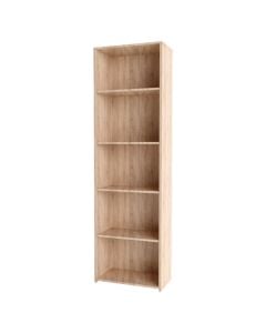 Bookcase, melamine, sonoma, 65x25xH183 cm