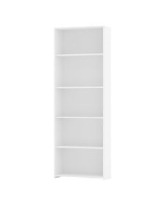 Bookcase, melamine, white, 65x25xH183 cm
