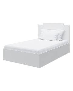 Bed, melamine, white, 120x205xH106 cm (110x200 cm)