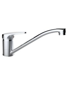 Sink mixer, ''Mia'', bronze material, silver color, chrome finsih, height, H: 15.2 cm