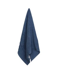 Face towel, cotton, blue, 50x90 cm, 450 gr/m²