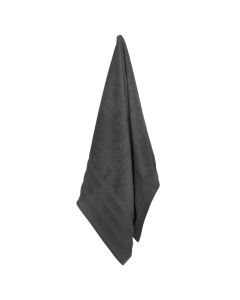 Face towel, cotton, grey, 50x90 cm, 450 gr/m²