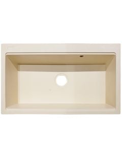 Granite sink, Lux, beige, 86 cm