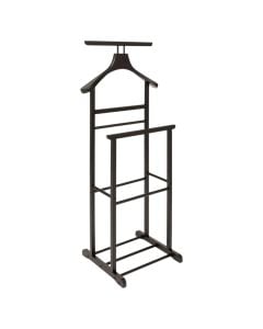 Clothes rack "Dandy" in brown color, wood material. Dimensions, H : 103 cm, W : 47 cm, D : 35 cm.