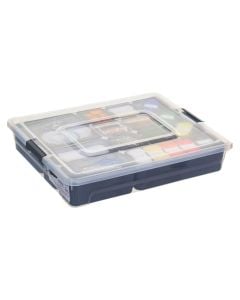 Organization box "Samba" in polypropylene material, 4.8 l. Dimensions, H : 6.5 cm, L : 35.5 cm, W : 28.5 cm.