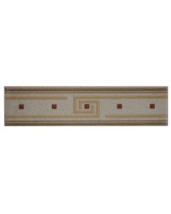 Decoration bath tile Belen Beige 6.5x25cm