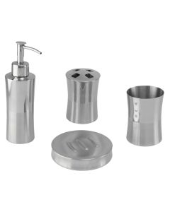 SET 4 S.S. BATHROOM SET