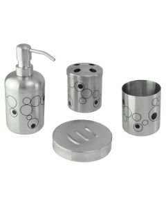 202 S/S BATHROOM SET (W/PRINTING) 4 pc.