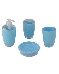 ACRYLIC BATHROOM SET (Blue)