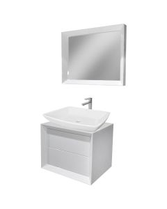 White, MDF, Toilete cabinet