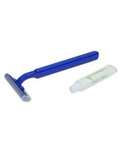 White shaving set, (pack 10)