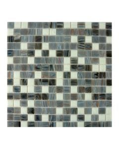 Glass paste mosaic, 2x2x0.4 cm