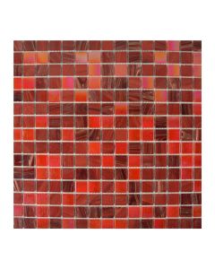 Glass paste mosaic, 2x2x0.4 cm