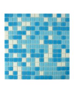 Glass paste mosaic, 2x2x0.4 cm