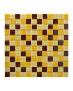 Crystal mosaic, 2.5x2.5x0.4 cm tiles