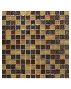 Crystal mosaic, 2.5x2.5x0.8 cm tiles