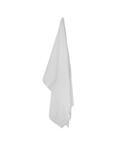 Shower towel, 100% cotton, white, 500 gr/m², 100x150 cm