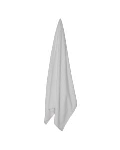 Shower towel, 100% cotton, white, 600 gr/m², 100x150 cm
