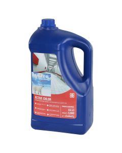 Cleaning detergent, "Sanitec", chlor for floors, 5 kg, blu,1 piece