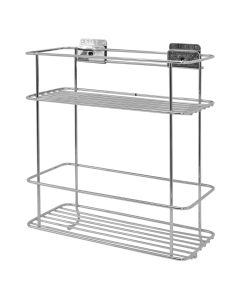 GRIP DOUBLE SHOWER BASKET