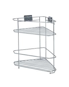 GRIP DOUBLE SHOWER CORNER BASKET